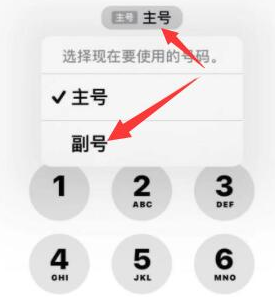 宿城苹果14维修店分享iPhone 14 Pro Max使用副卡打电话的方法 